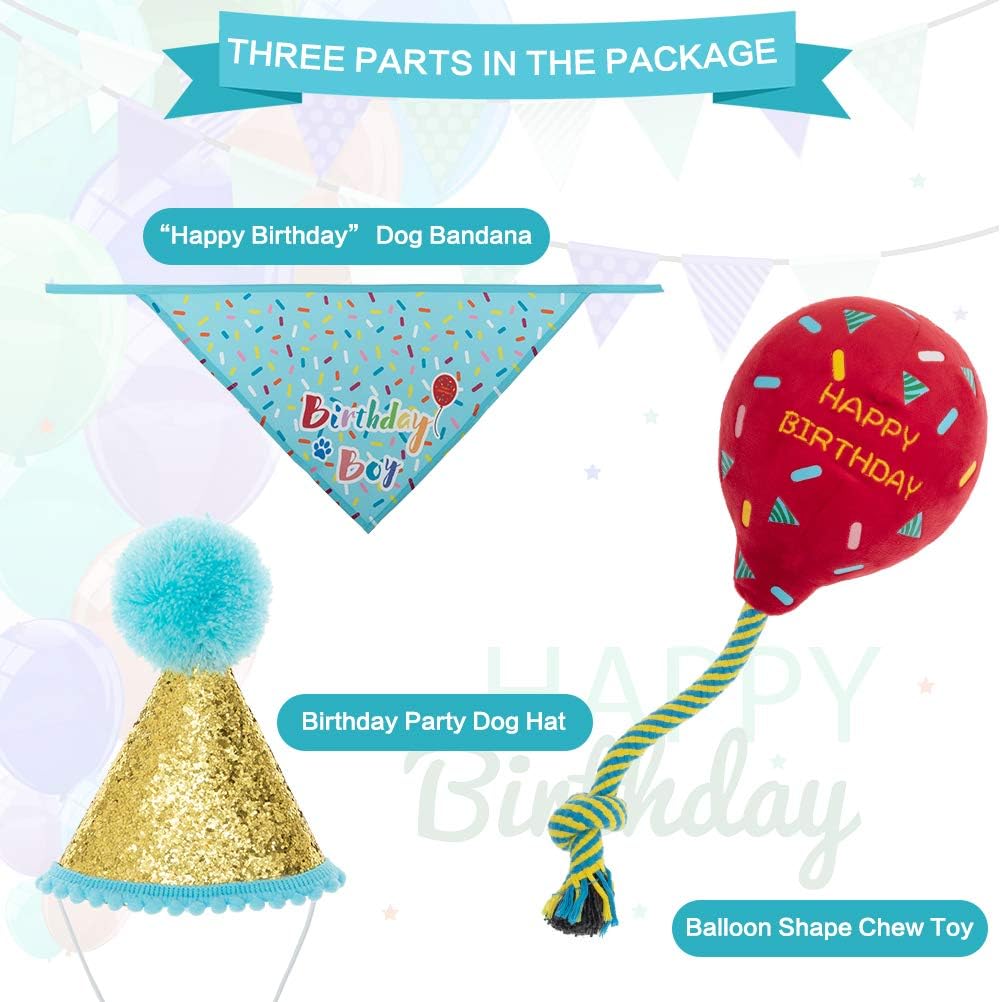 Detalle de KOOLTAIL birthday bandana set 50 cm