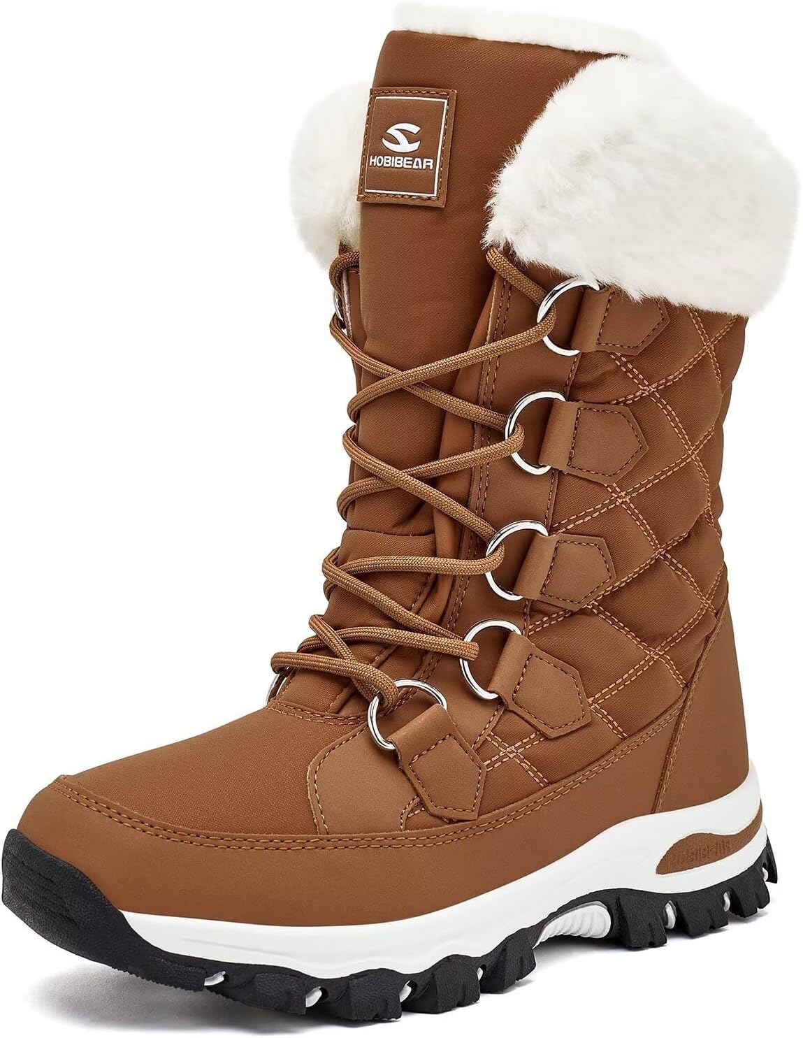 Detalle 2 de HOBIBEAR Schneestiefel Damen wasserdicht Winterstiefel