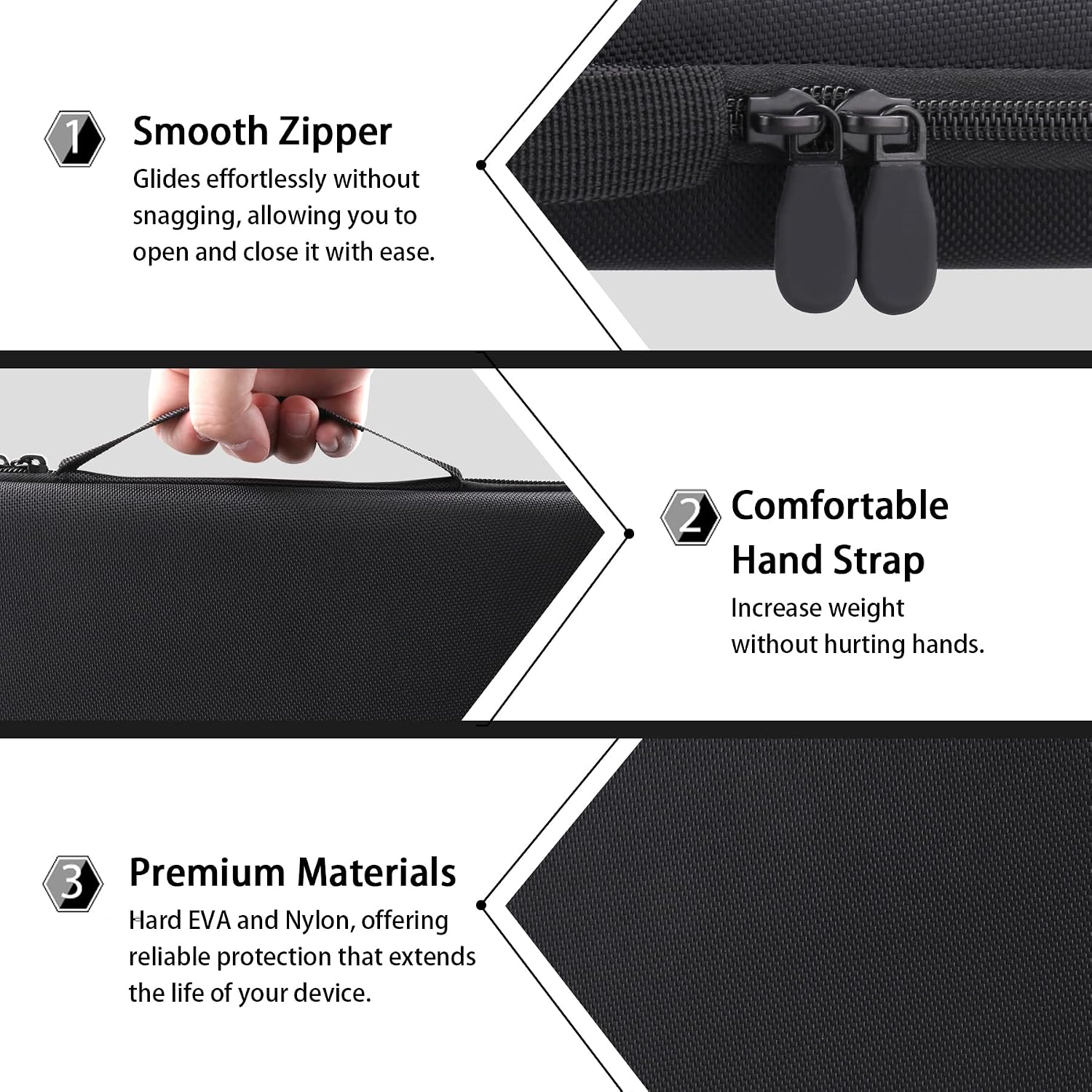 Thumbnail 3 de co2CREA Hard Case for Logitech Alto Keys K75M Keyboard, EVA Shell