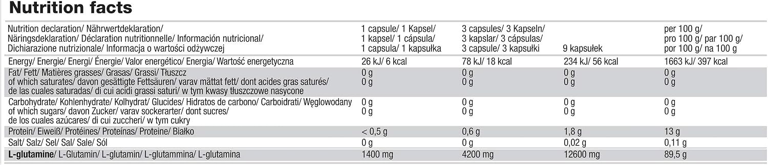 Thumbnail 3 de Olimp Glutamine Mega Caps 💪 - 300 Cápsulas de Sport Nutrition