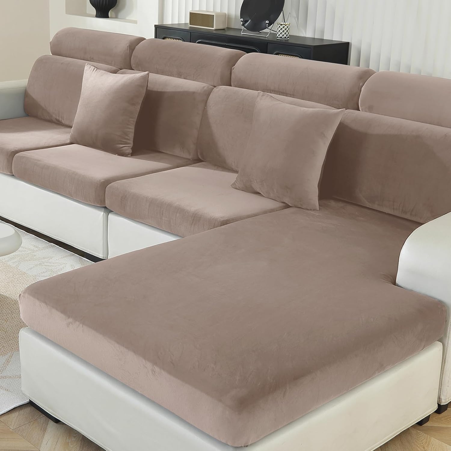 Detalle de Ystyle Housse Coussin Canapé Extensible 1 Place