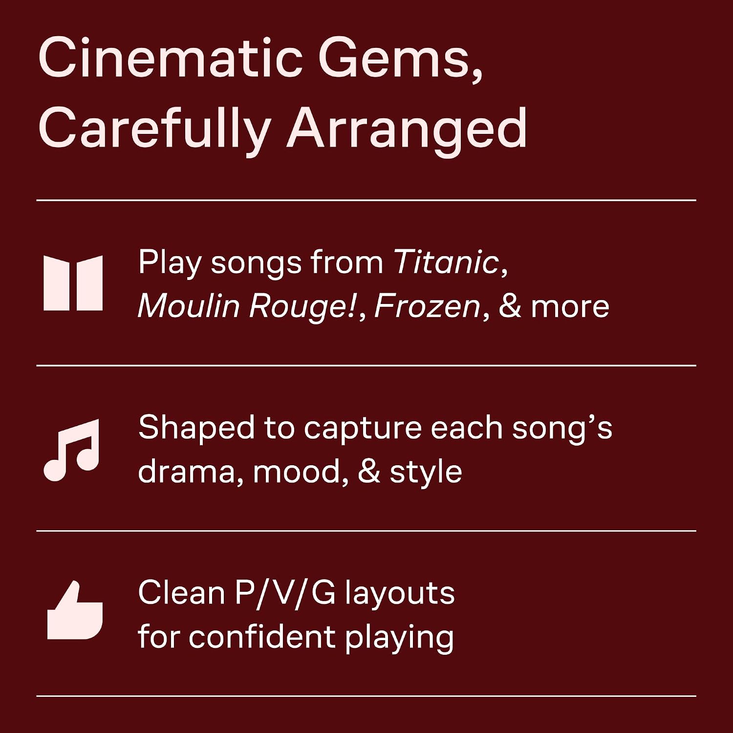 Detalle de Hal Leonard The Best Movie Soundtrack Songs Ever Piano/Vocal/Guitar Songbook, 70 Themes