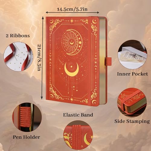 Detalle 2 de TIEFOSSI Dot Journal A5, 190 Numbered Pages ๐
