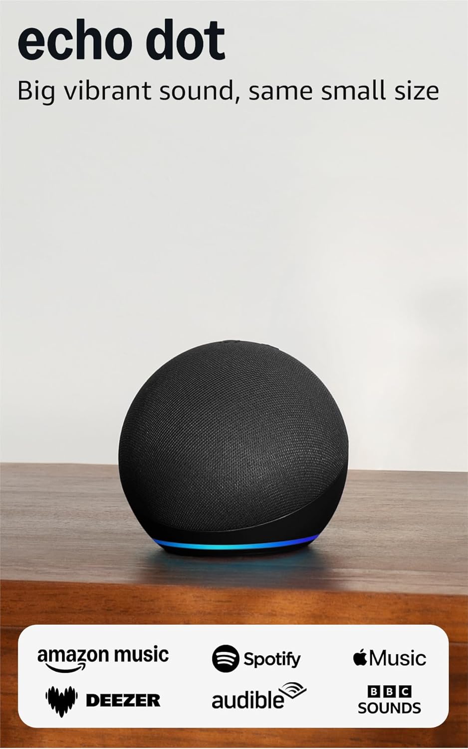 Echo Dot (Newest gen) | Charcoal with Alexa+ Early Access