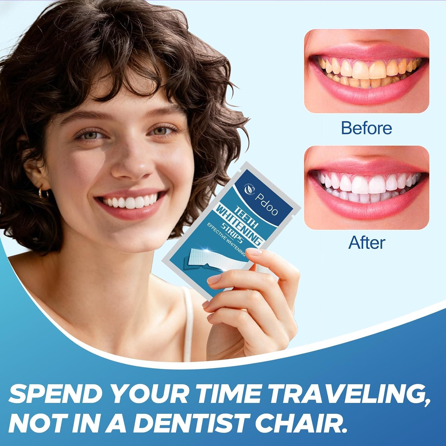 Detalle 2 de Teeth Whitening Strips, 44 Count