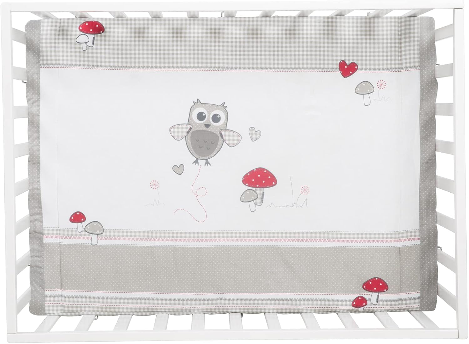 Thumbnail 1 de Roba Parc Bébé Rectangulaire en Bois 75 x 100 cm avec Tapis et Roues à Freins – Base Ajustable en Hauteur