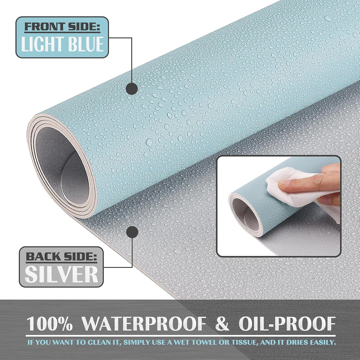 Thumbnail 2 de K KNODEL Büromatte: doppelseitig 90 x 43 cm – Schutz, Komfort und Ordnung für Büro und Zuhause