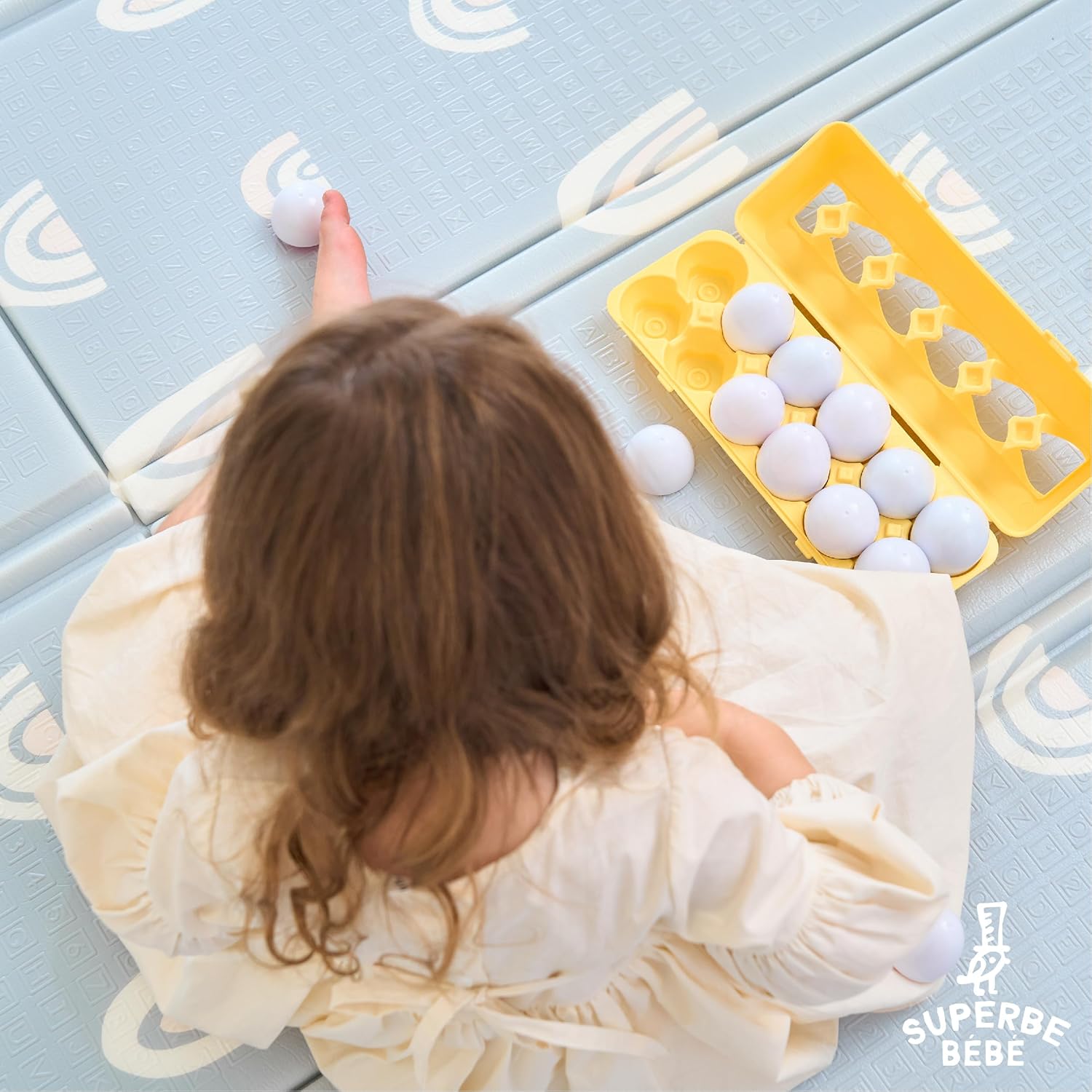 Thumbnail 6 de Jeu Montessori Bébé et Enfant – Œufs assortis en plastique à apparier selon formes et couleurs