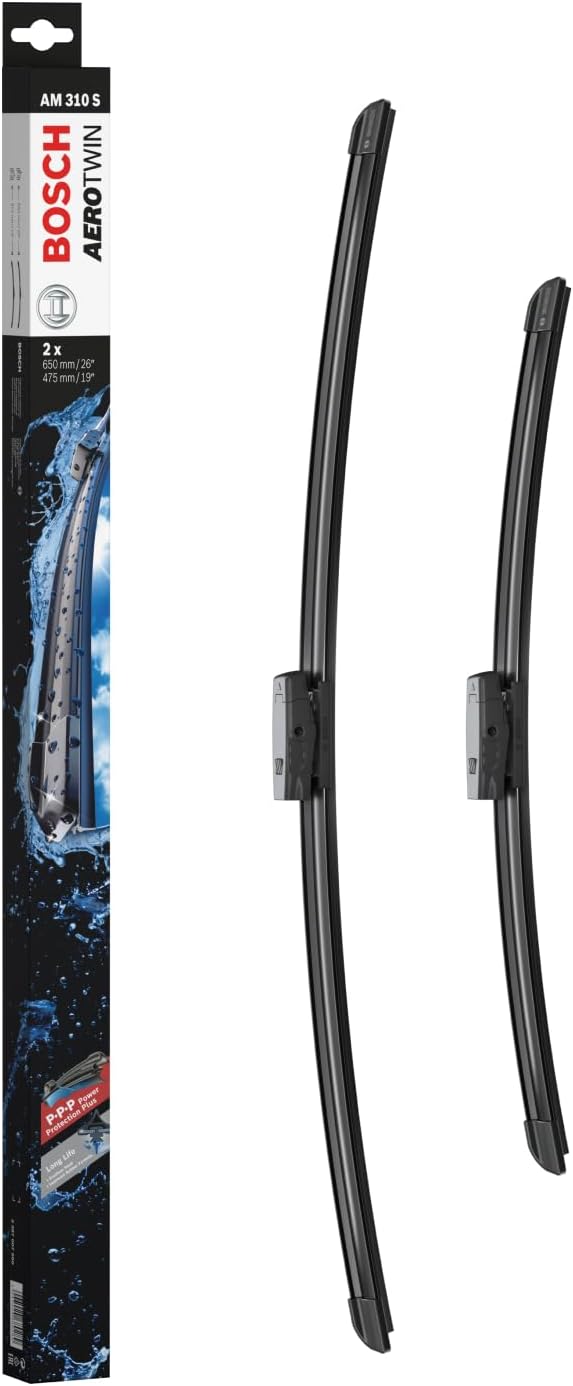 Detalle de Bosch Aerotwin AM 310 S front windscreen wiper blades (set of 2) with pre-assembled adapter – 650mm/475mm