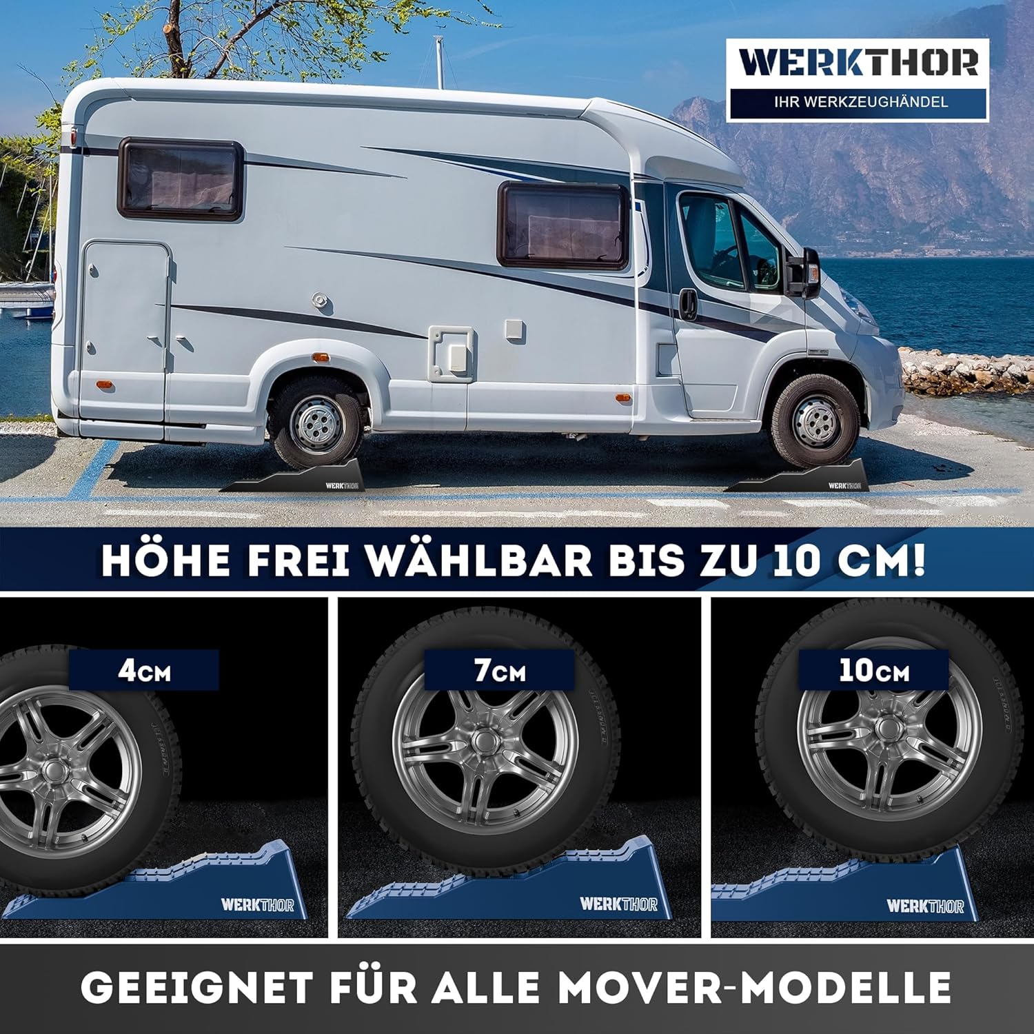 Thumbnail 2 de WERKTHOR Auffahrkeile Wohnmobil 2er Set