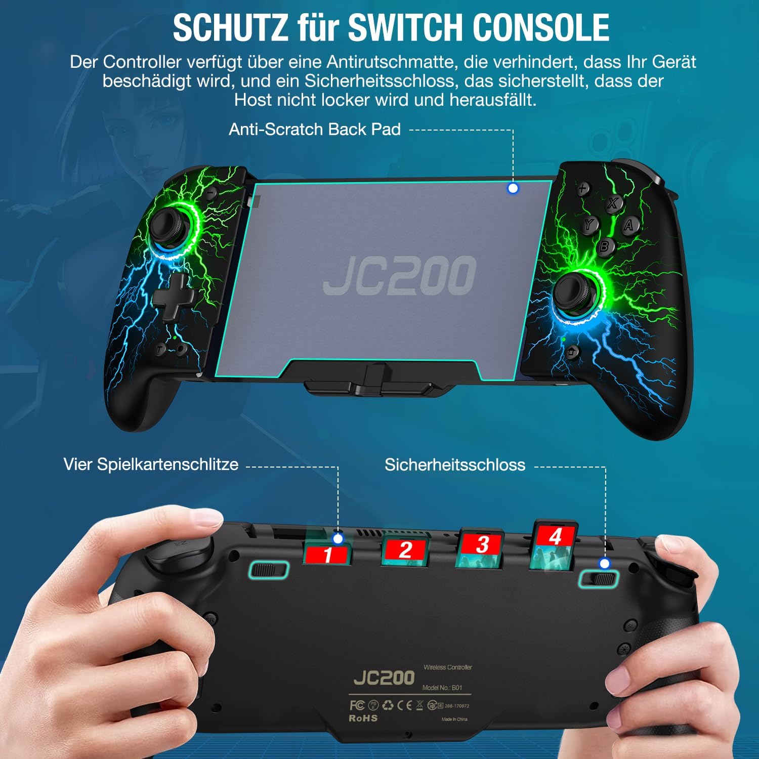 Thumbnail 5 de Elegamefy One-Piece Controller für Nintendo Switch OLED