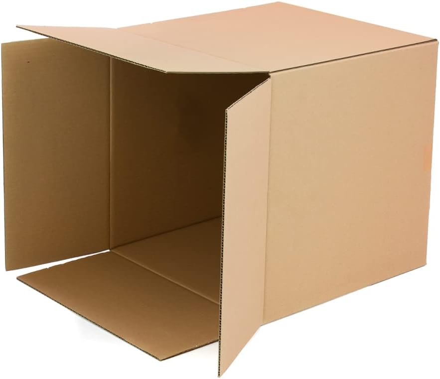 Detalle de ONLY BOXES – 25 wzmocnionych pudełek 20 × 20 × 20 cm z tektury falistej