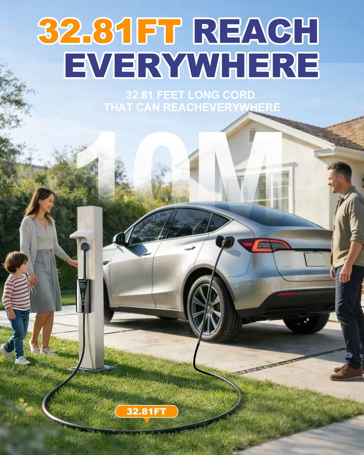Detalle de EV Charger 10M 3 kW Portable 6–13A