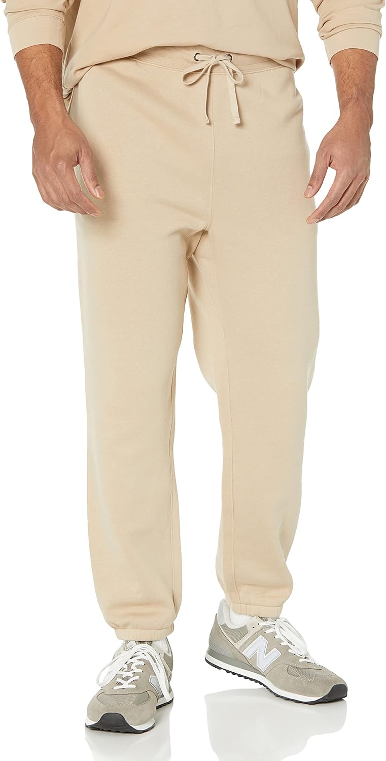 Detalle de Amazon Essentials Homme Pantalon de Survêtement Serré aux Chevilles – Coupe Décontractée (Grandes Tailles Disponibles)