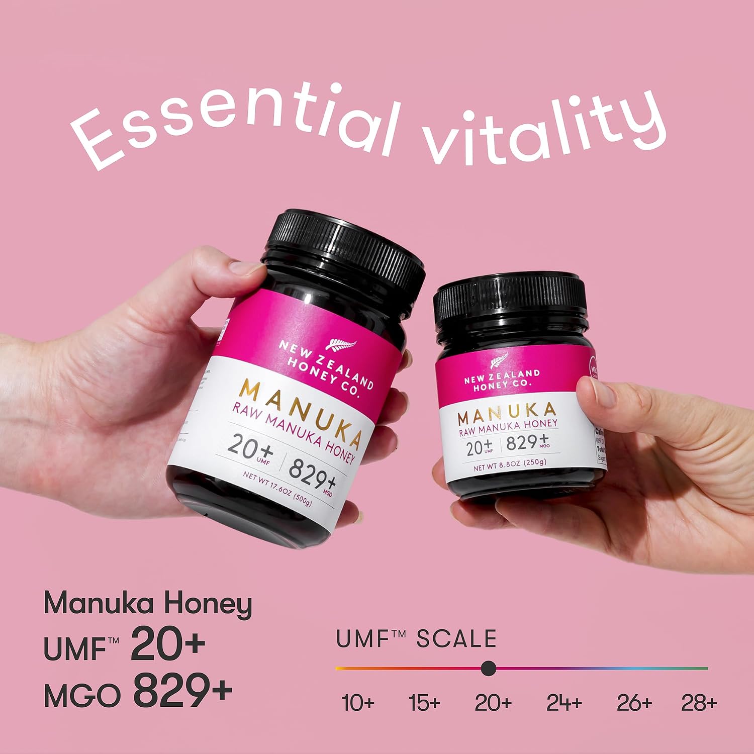 Detalle 2 de New Zealand Honey Co. Miel de Manuka MGO 829+ 🍯 250 g