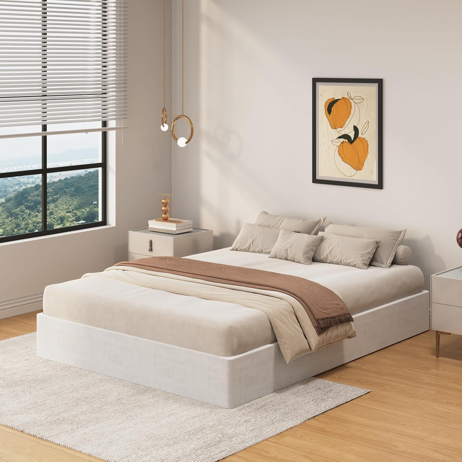 Thumbnail 2 de SHLAND Box Spring Full 10-Inch: Heavy-Duty Metal Foundation with Fabric Cover