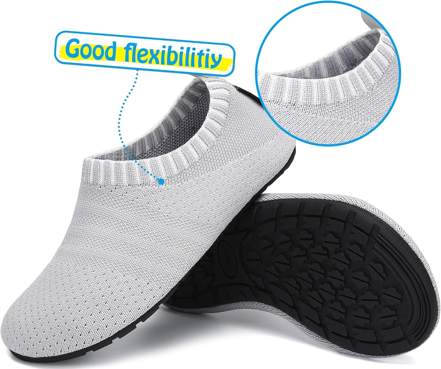 Thumbnail 1 de SAGUARO Chaussures aquatiques enfant (gr. 18 à 37 EU) : légères, respirantes et antidérapantes