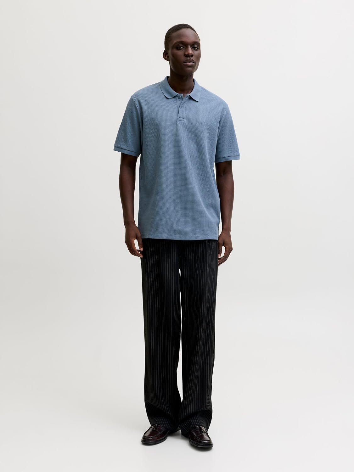 Detalle de JACK & JONES Herren Poloshirt JJEAUSTIN Regular Fit – bequemes Basic-Polo