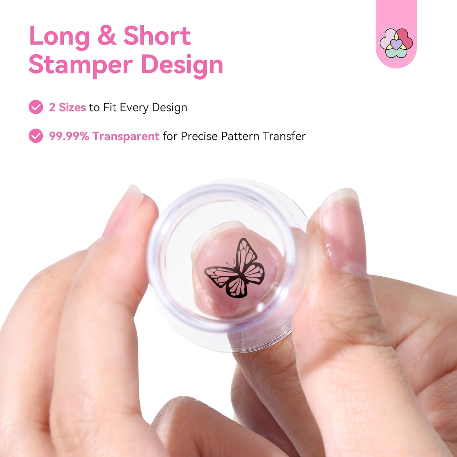 Thumbnail 5 de Saviland French Tip Nail Stamp Kit 4PCS ๐