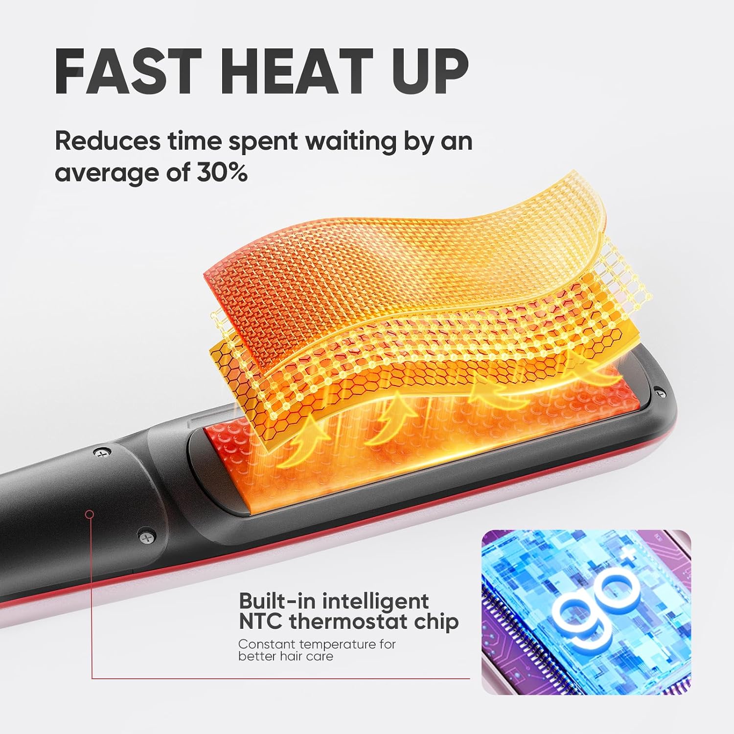 Thumbnail 5 de Beautigo steam hair straightener with 25ml tank