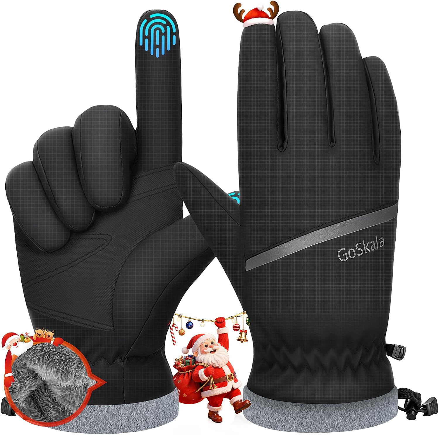 Detalle de GoSkala Winter Thermal Gloves for Men & Women