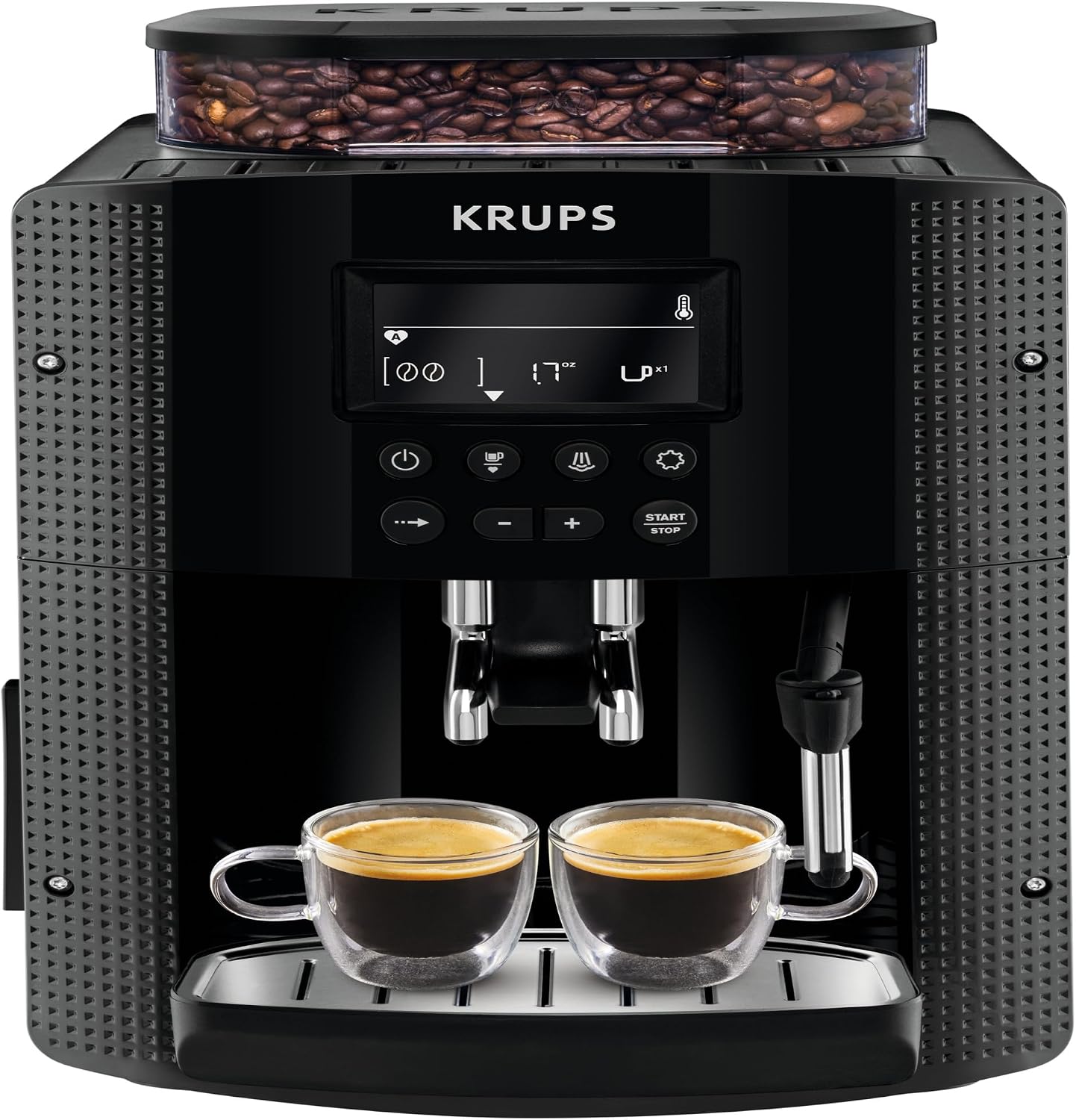 Detalle de Krups Essential EA81P8E0: Machine espresso entièrement automatique, noir