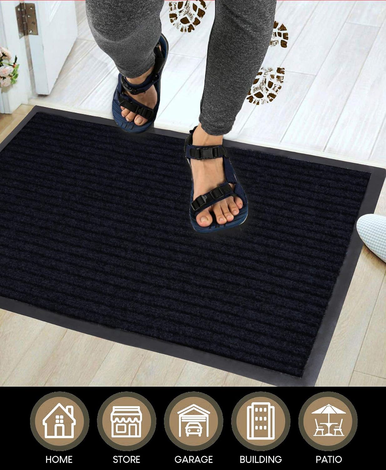 Thumbnail 5 de LuxUrux Rubber Door Mat 17 x 30 in