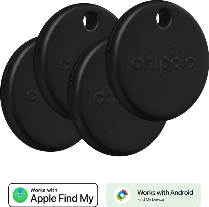 Thumbnail 3 de Chipolo POP 4er-Pack Schwarz – Bluetooth-Tracker für Schlüssel, Gepäck & mehr