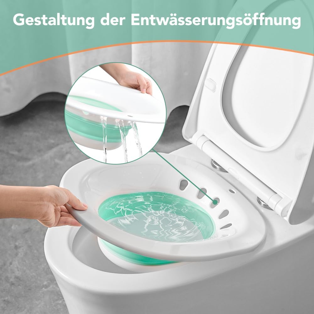 Detalle de Faltbares Sitzbad 2,5 Liter für Toilette