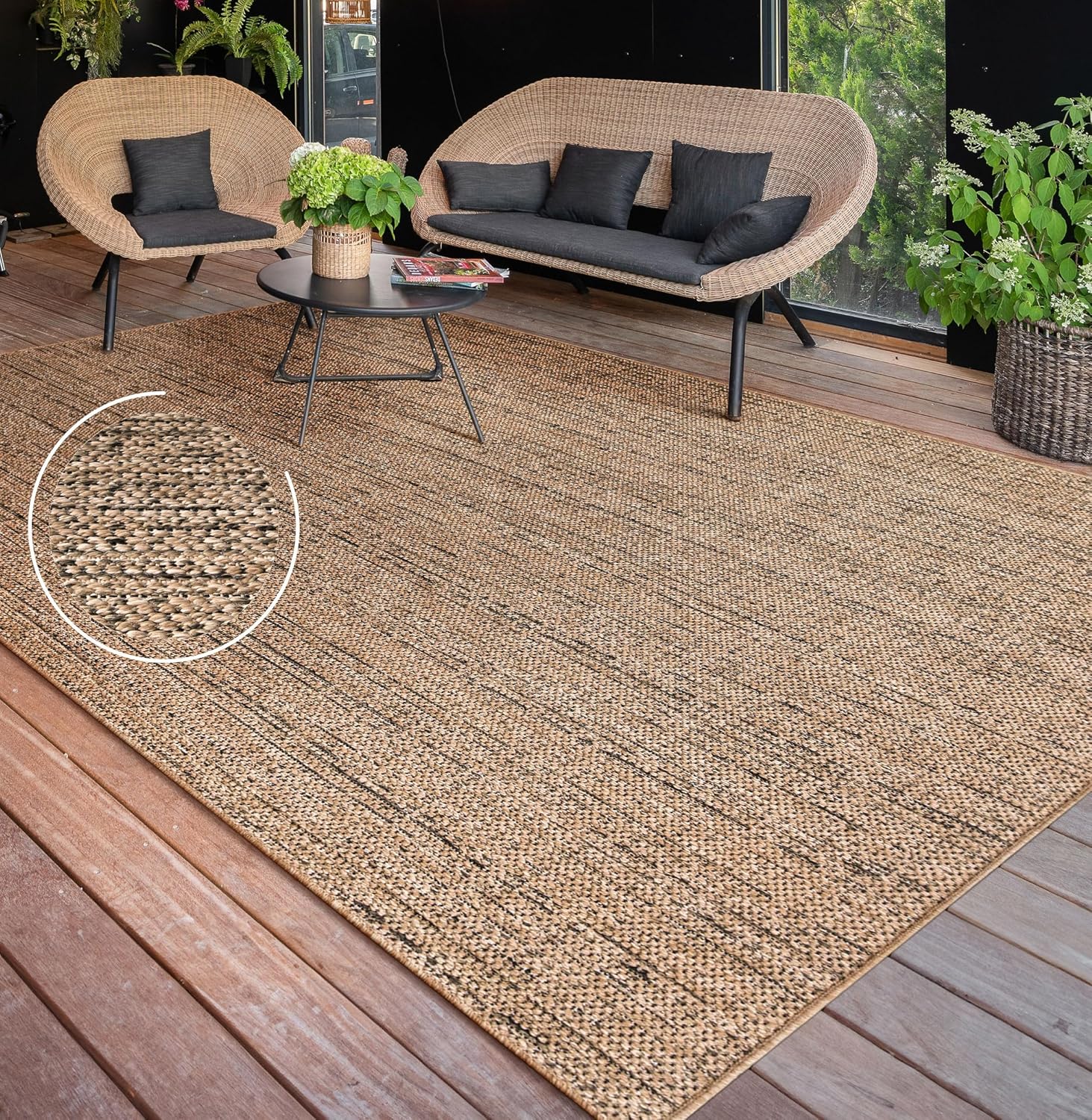 Detalle de Paco Home Tapis Exterieur 160x220 cm