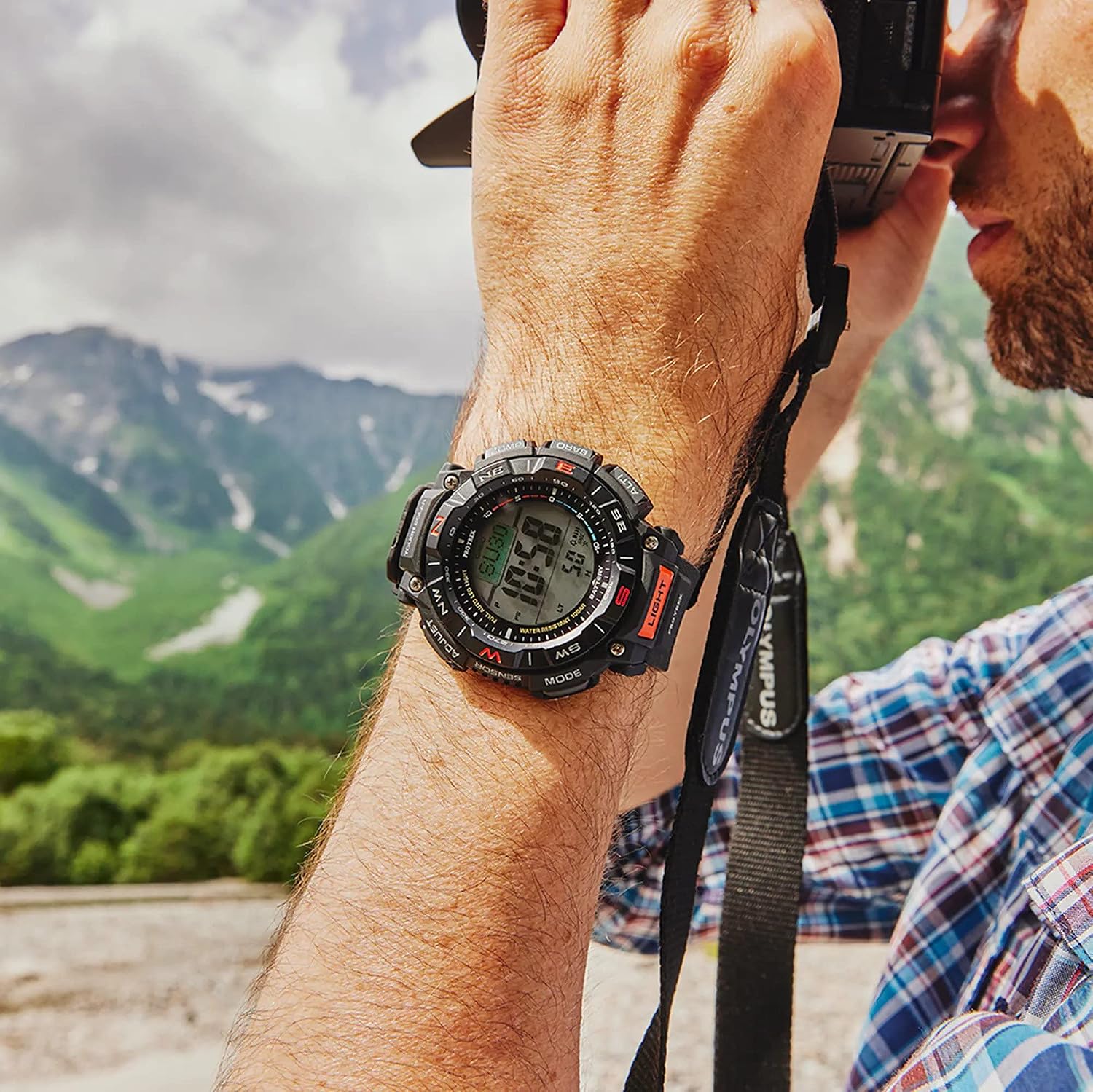 Thumbnail 6 de Casio Protrek digitale Herrenuhr