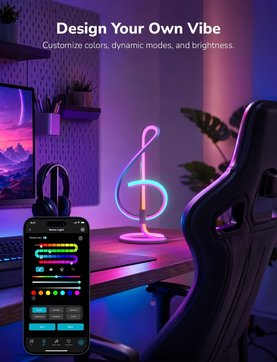 Detalle de Lepro smart table lamp TB2