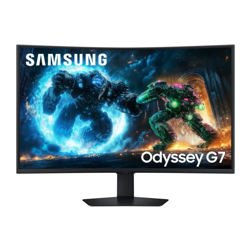Detalle de Monitor Samsung Odyssey G7 G75F 37" 4K UHD 165Hz VA Curvo - HDR600, USB-C