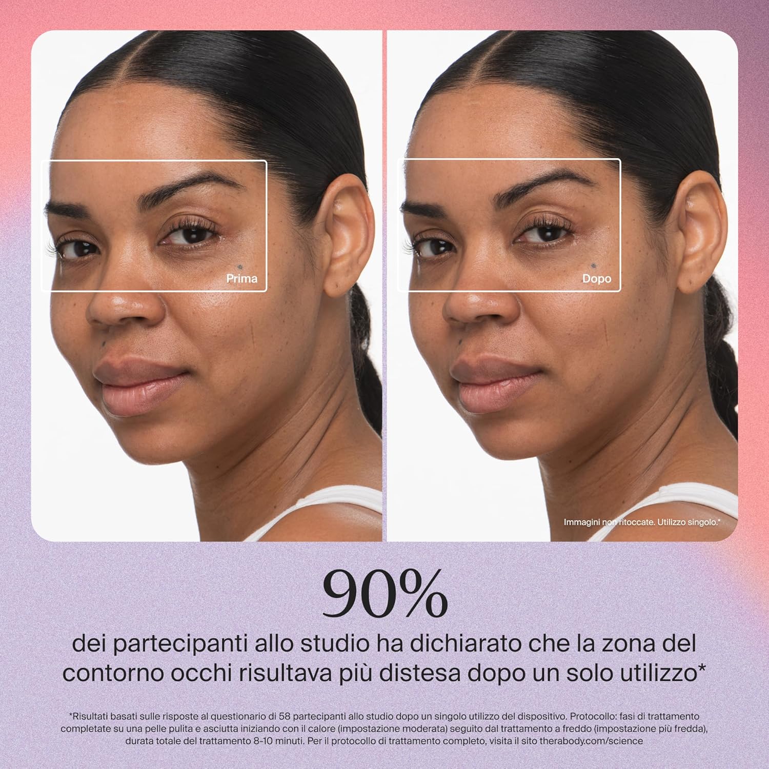 Thumbnail 2 de Therabody TheraFace Depuffing Wand – bacchetta sgonfiante con trattamenti caldo e freddo per viso (viola)