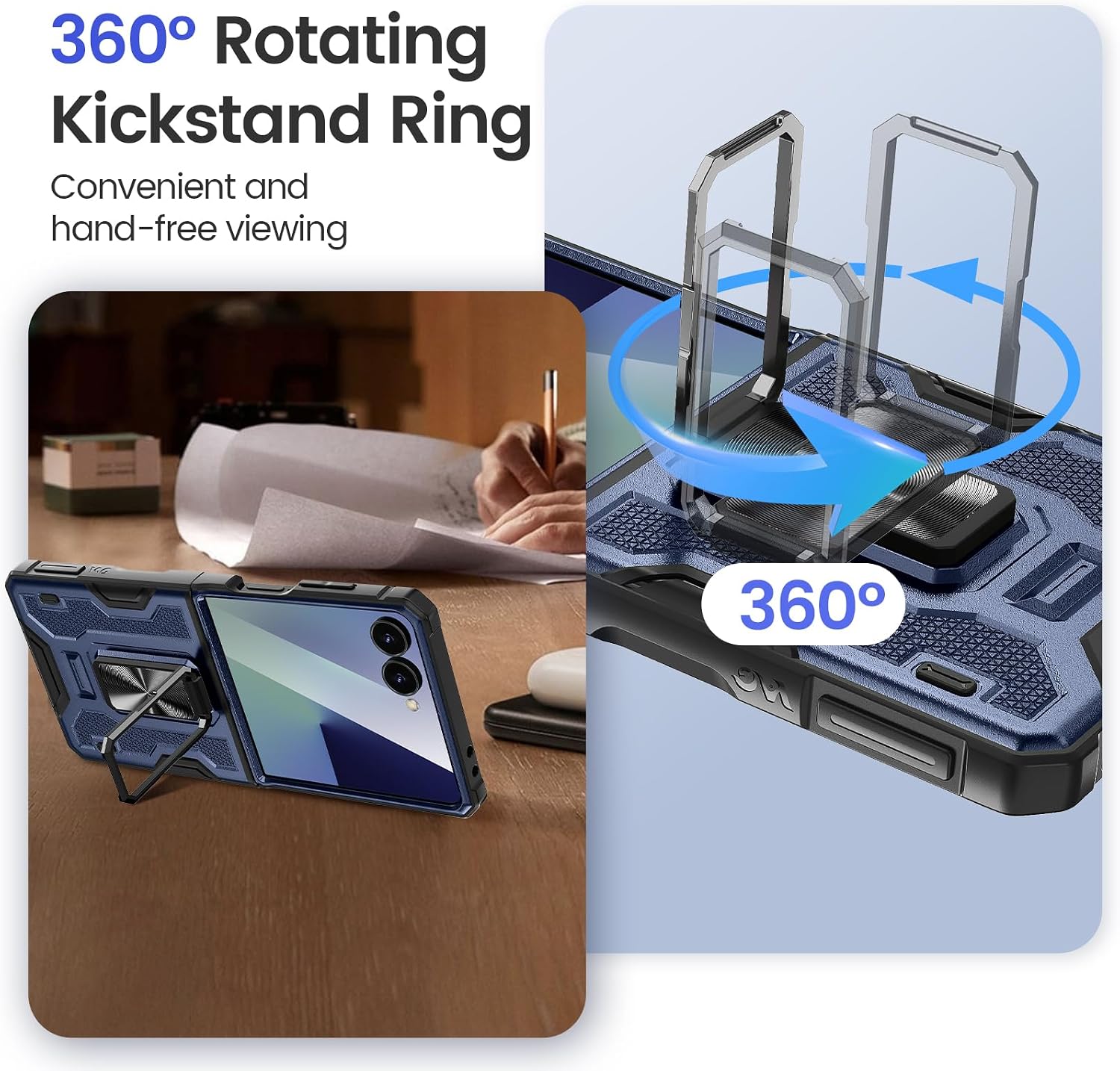 Thumbnail 3 de VEGO Galaxy Z Flip 7 Case with Screen Protector