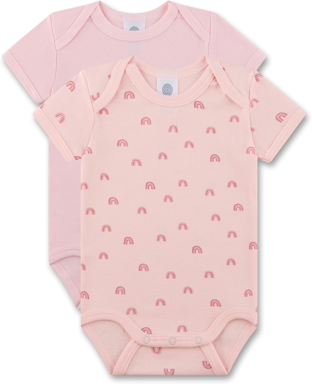 Thumbnail 4 de Sanetta Baby-Body kurzarm Doppelpack Beige Regenbogen