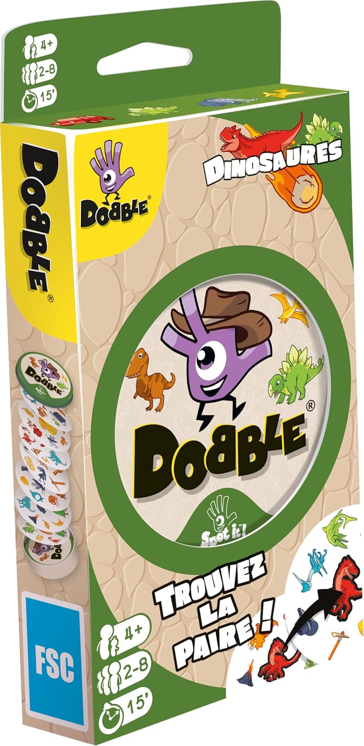 Thumbnail 6 de DOBBLE Animaux par Asmodee — Le jeu d’observation rapide pour enfants à partir de 4 ans