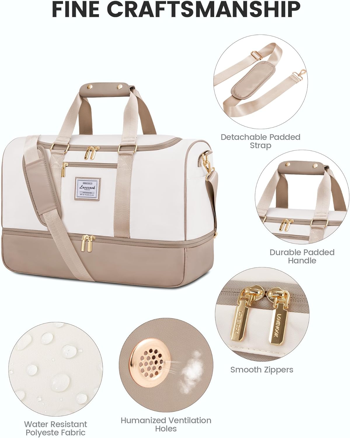 Thumbnail 3 de LOVEVOOK Reisetasche 37L 🧳