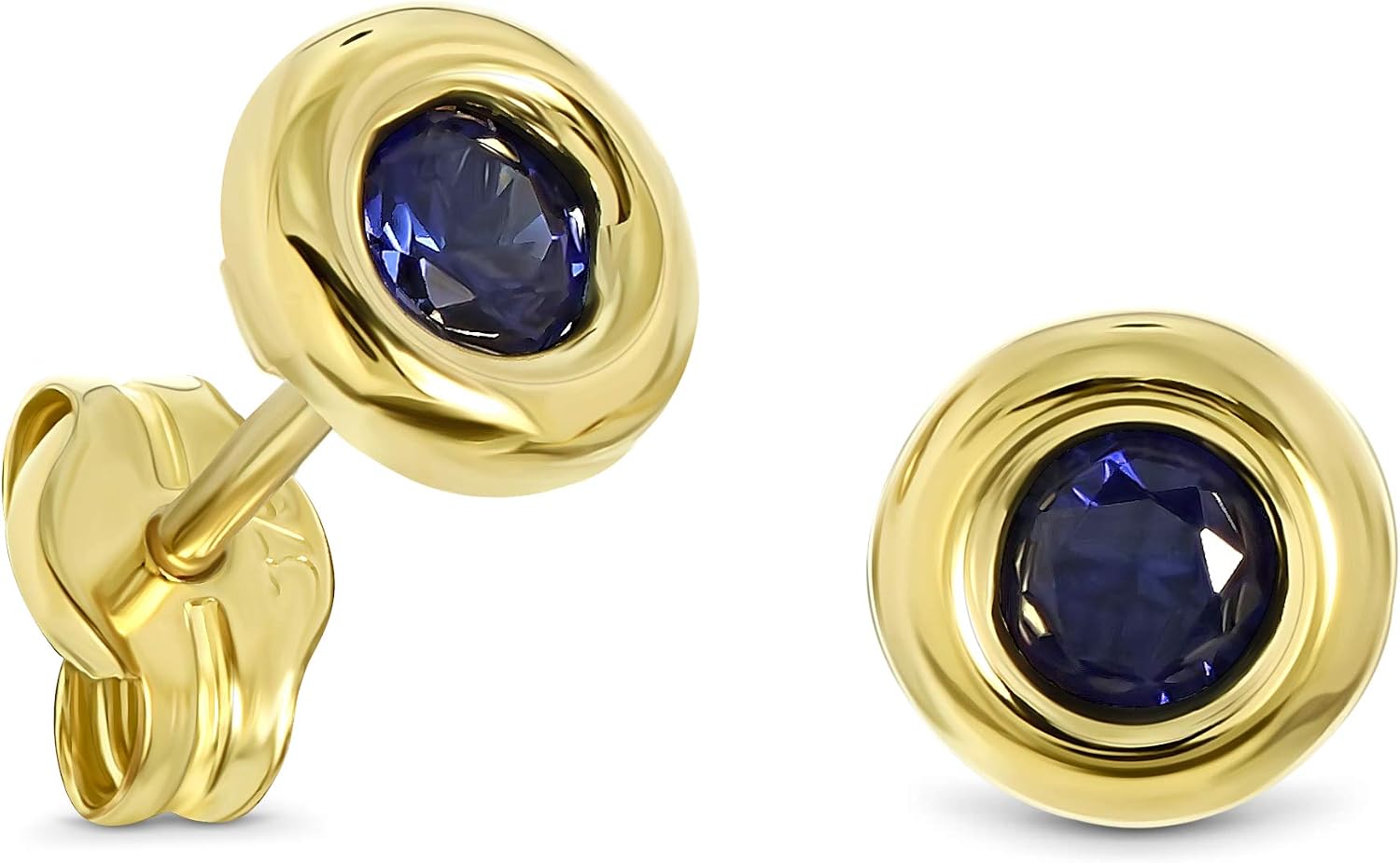 Detalle de Miore Orecchini Donna 9K Oro Giallo/Oro Bianco – Rubini/Zaffiri/Smeraldi/ Zirconi Brillanti, 8° 9K 375