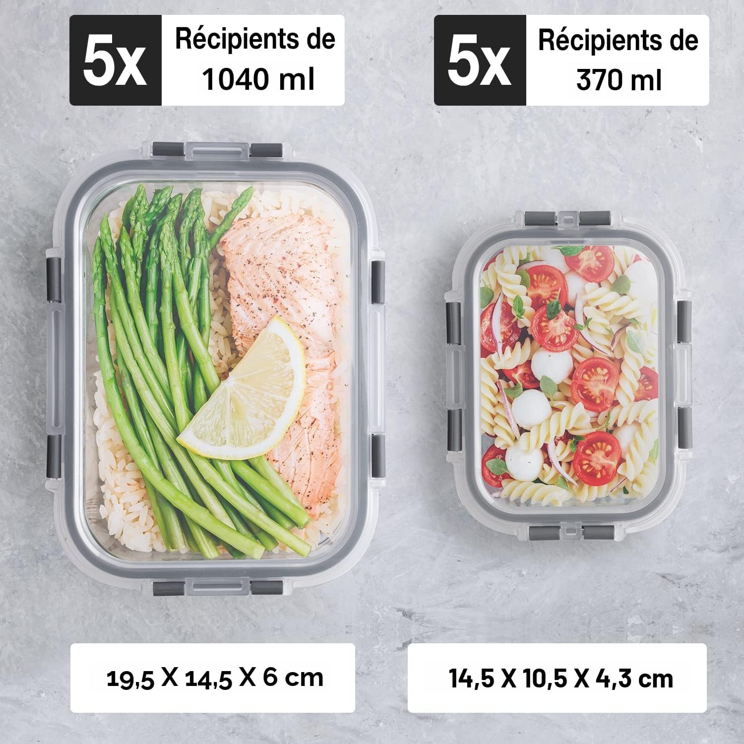 Detalle 2 de GOOD FOR YOU Boites repas 1040 ml 🍱