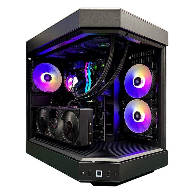 Detalle de ibuypower Legend Bastion Y Max Ryzen 9 9900X 64GB 2TB SSD RTX 5080