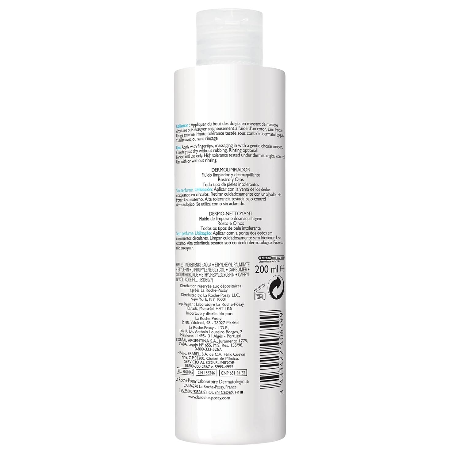 Detalle 2 de La Roche-Posay Toleriane Reinigungsfluid 200 ml