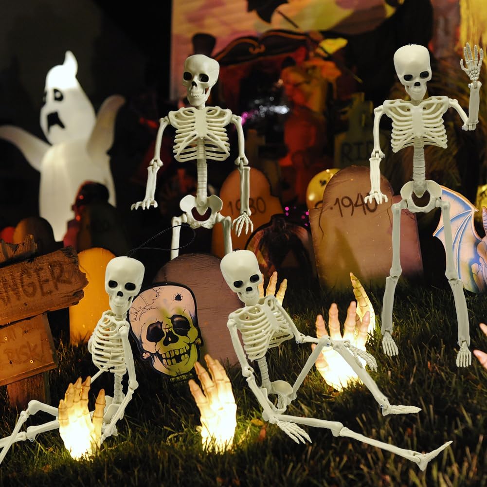 Thumbnail 6 de Posable Skeleton Decorations, 15.7-Inch