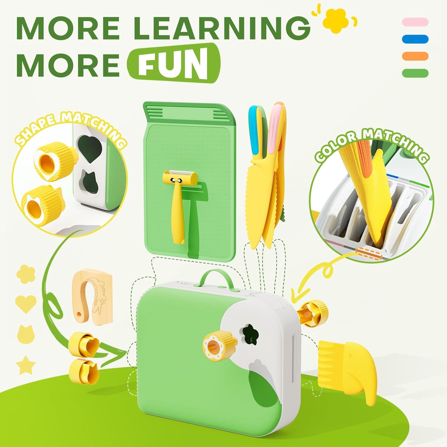 Thumbnail 5 de Yeeammk 13PCS toddler knife set for learning 🍴