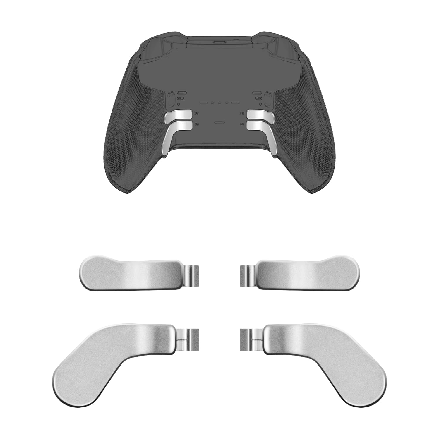 Detalle de Mcbazel 4 Stück Metall Trigger Paddles für Xbox Elite/Elite Series 2 Controller