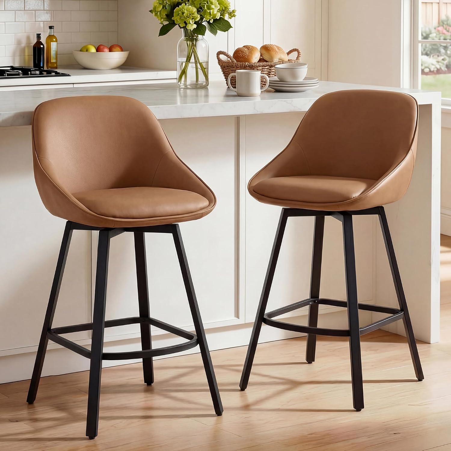 Detalle de KISLOT Counter-Height Stools 26-Inch