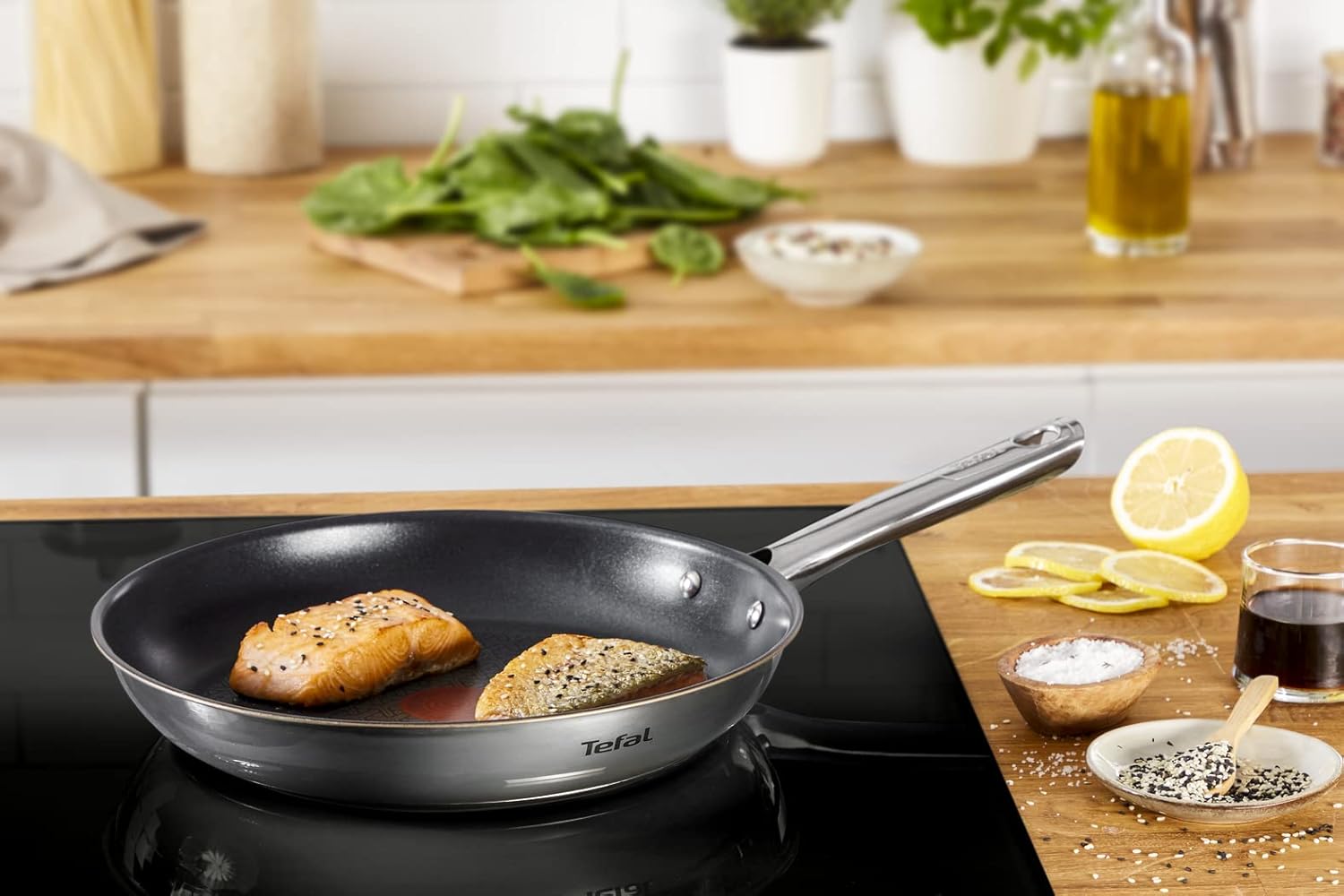 Detalle de Tefal Duetto juego sartenes 20/24/28 cm antiadherente
