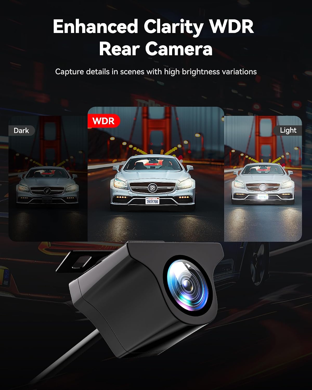 Thumbnail 5 de REDTIGER 4K HDR Dash Cam Front and Rear with STARVIS 2 Sensor and 128G Card
