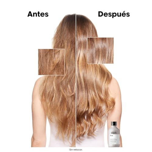 Detalle 2 de L'Oréal Professionnel Champú Silver para Pelo Rubio, 500 ml