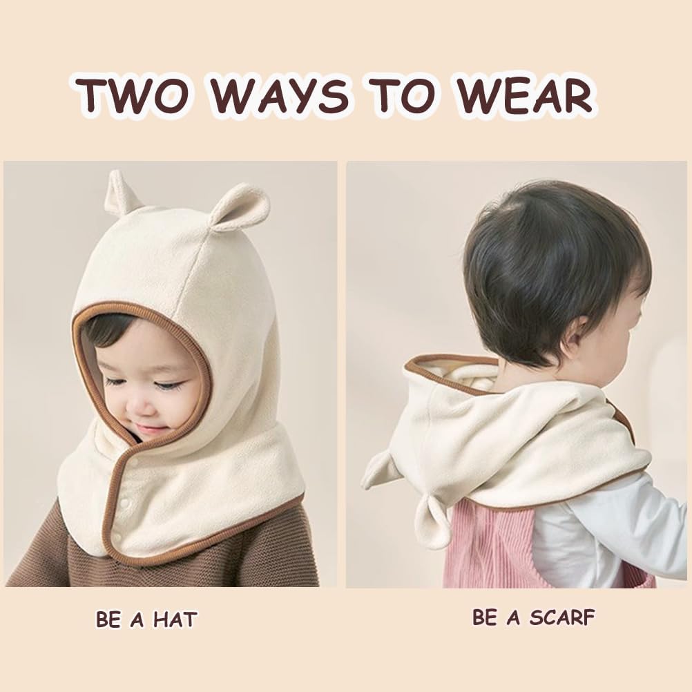 Thumbnail 4 de FUYAO Toddler Winter Warm Beanie with Earflaps
